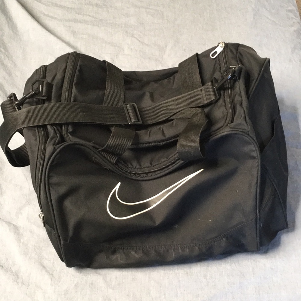 Nike duffle bag.